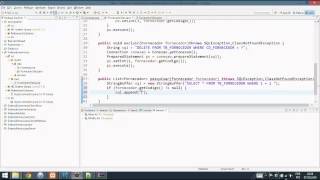 Meu vídeoConstruindo uma aplicação Java com Mysql - parte 3: acessando o banco pela aplicação