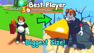 Becoming The Biggest Player In Eating Simulator Roblox! Top Best Player On Leaderboard