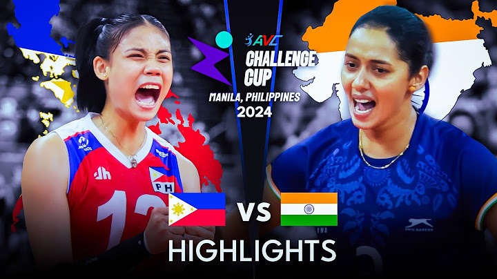 🇮🇳 INDIA vs PHILIPPINES 🇵🇭 | Highlights | AVC Challenge Cup 2024
