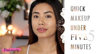 Easy Makeup | Daily Look | Without Foundation | Under 5 Minute screenshot 3