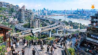 Chongqing🇨🇳 China’s “8D Cyberpunk City” That Feels Like the Future | 4K screenshot 4