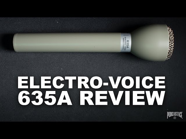 Electro-Voice 635A Handheld Interview Mic Review / Test - YouTube