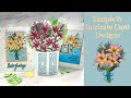 Simple Floral Card Designs & 360 Pop Up Vase Card