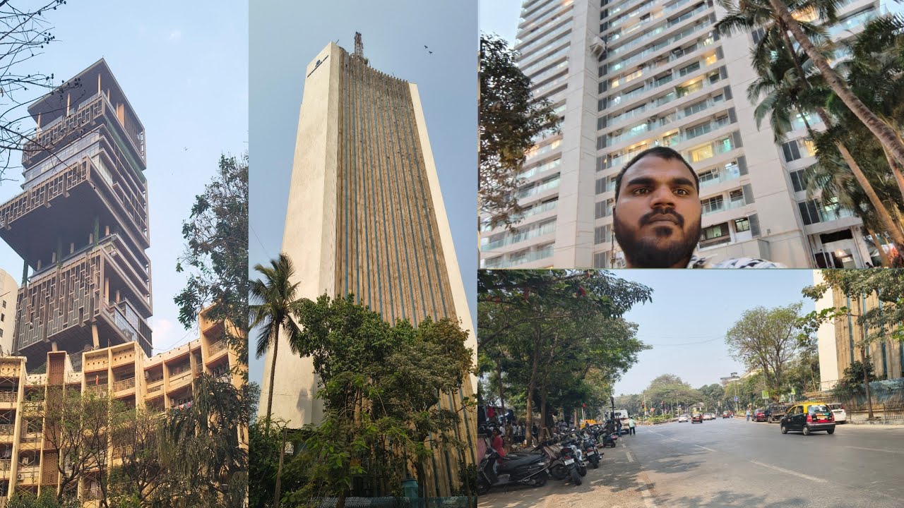 मुकेश अंबानी एंटीलिया हाउस का फुल वीडियो कैसा और कितने का घर 🤔#new #vlog #viral  #mumbai #video 