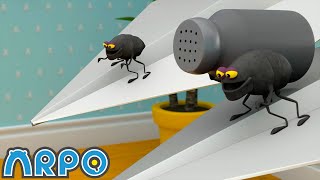 We Have a Flea PROBLEM!!! 🪰 | ARPO The Robot | Funny Kids Cartoons | Kids TV Full Episodes
