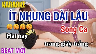 KARAOKE ÍT NHƯNG DÀI LÂU SONG CA - BEAT MỚI DỄ HÁT | Minh Tuấn Organ