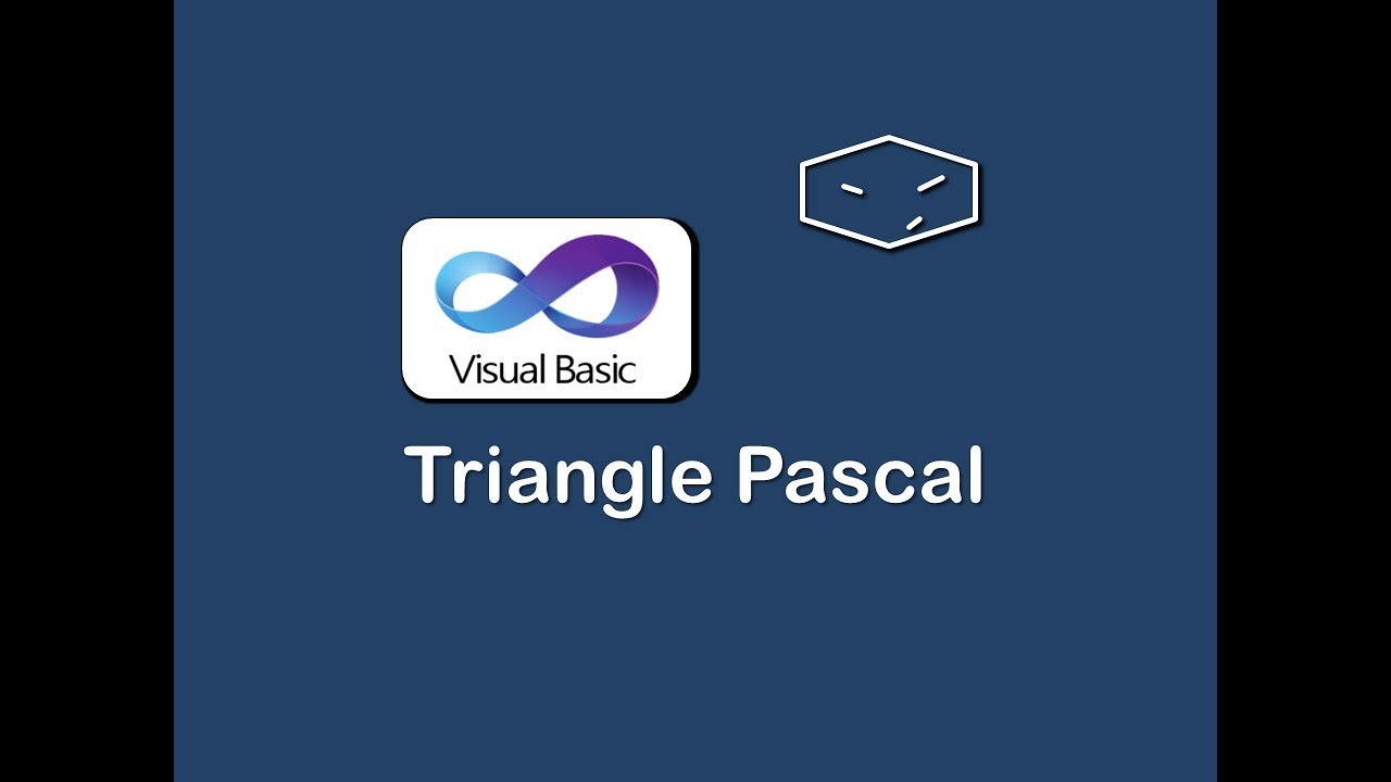 triangle of pascal in vb.net - YouTube