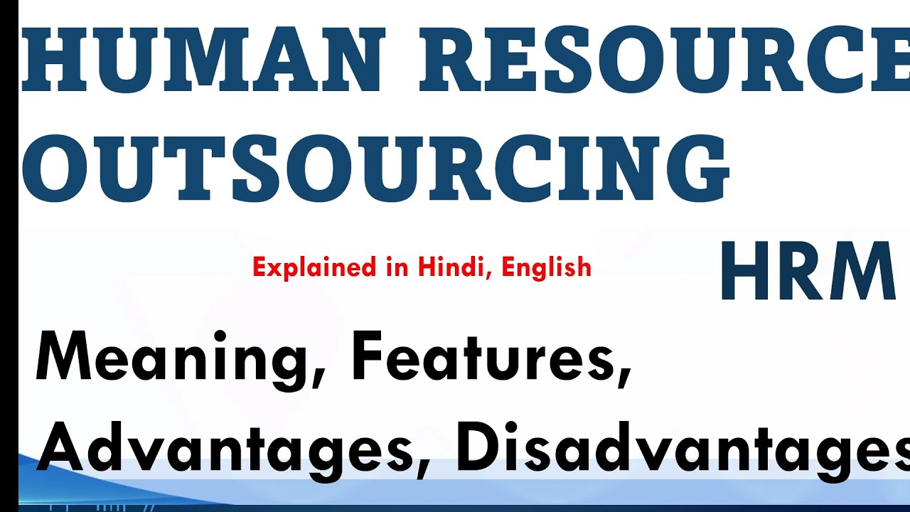 thesis on human resource outsourcing