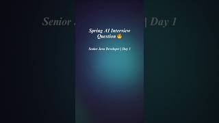 Spring AI Introduction | Spring AI Interview Series | Day 1 | SRWebTech