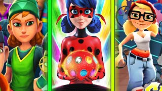Subway Surfers VS Miraculous Ladybug & Cat Noir VS MetroLand - Endless Arcade Run Gameplay screenshot 5