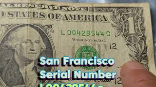 ๐บ๐ธ2001 $1 Bill โ Is Serial Number L00429544C Valuable๐ฐ#DollarBill #CurrencyCollecting #RareMoney