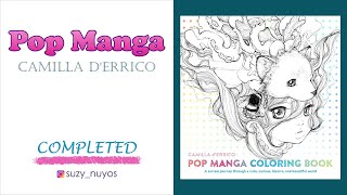[Completed Coloring Book] Pop Manga by Camilla d'Errico