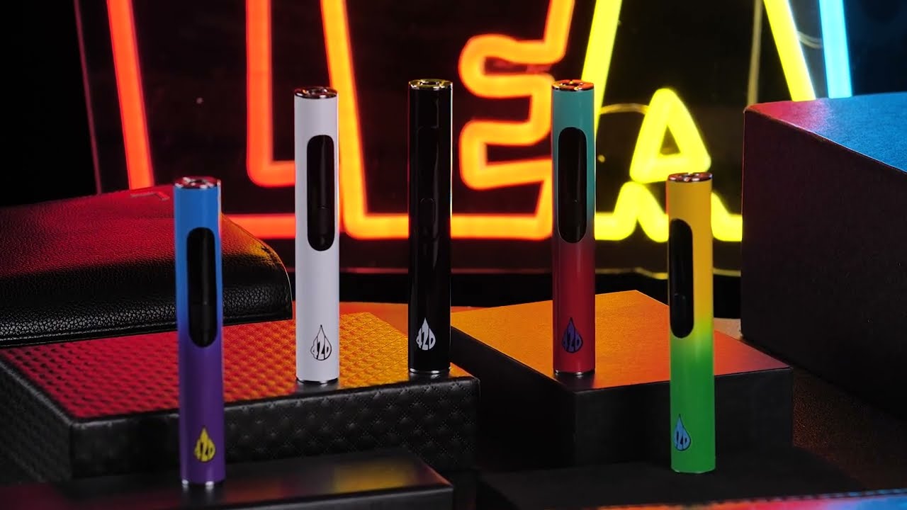 2024 The Newest DAZZLEAF 420 LED Screen 510 Cart Battery