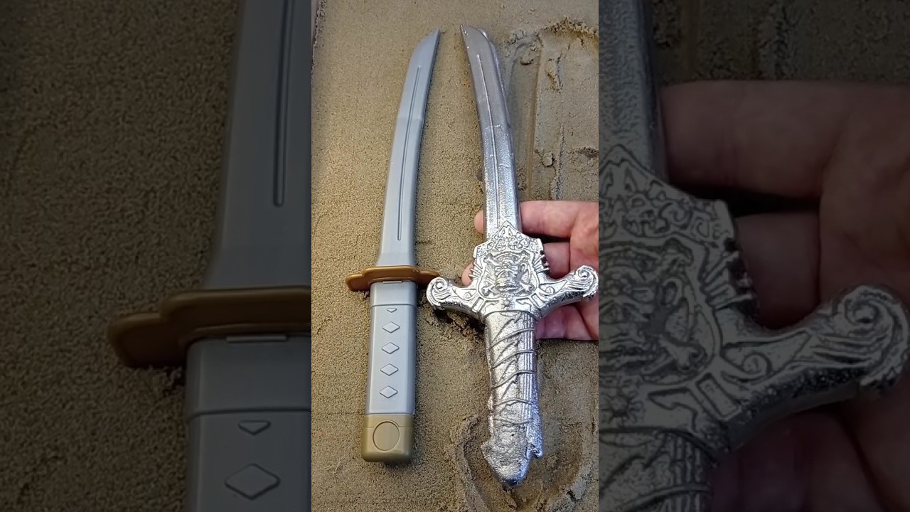 Making a great sword in the sand