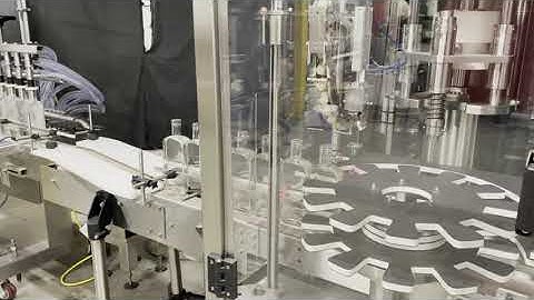 Full Automatic Packing Line by ACASI Machinery - Spirits Rectangular Bottle with 3-sided label