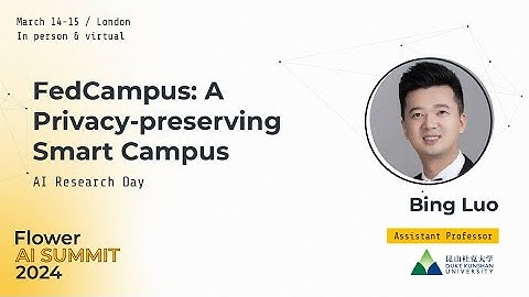 FedCampus: A Privacy-preserving Smart Campus (Flower AI Summit 2024)