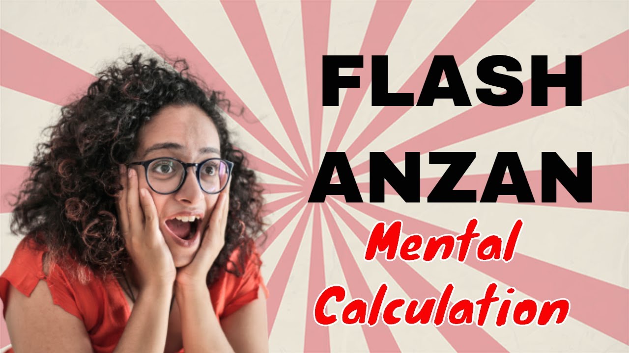 Anzan Math Card Flash Anzan | Flash Mental Calculation | Flash Mental Addition | # ...