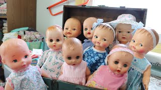 Vintage dolls restored!  ~ START to FINISH ~ Fixing cloudy eyes on vintage dolls, cleaning tips, etc