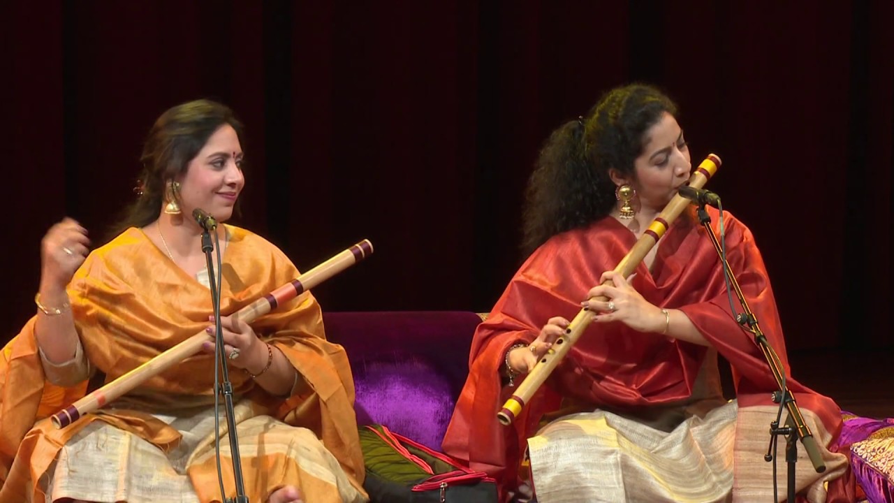 Sublime flute playing   Raga Bihag  Debopriya and Suchismita Chatterjee