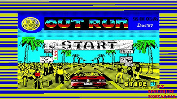 ZX SPECTRUM Loading Outrun 1987 US Gold