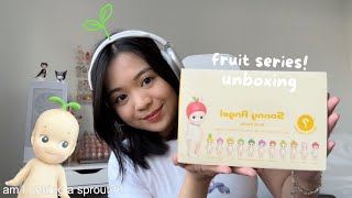 sonny angel fruit series unboxing 🍓 - am I getting a sprout today?? 🌱