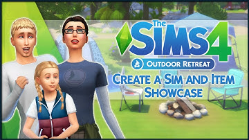 The Sims 4 Outdoor Retreat - Create a Sim and Item Showcase