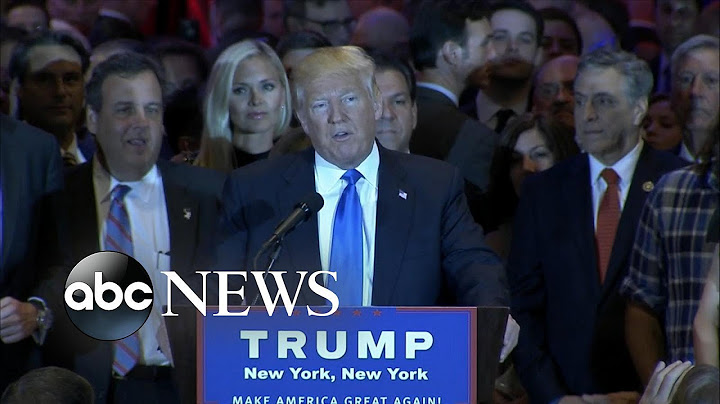 Donald Trump FULL Victory Speech: 'Presumptive Nominee'