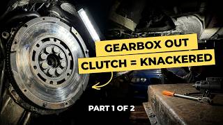 I PULLED THE GEARBOX OUT OF MY TURBO E46 330CI AND FOUND THIS...