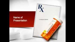Prescription Drugs RX PowerPoint Template