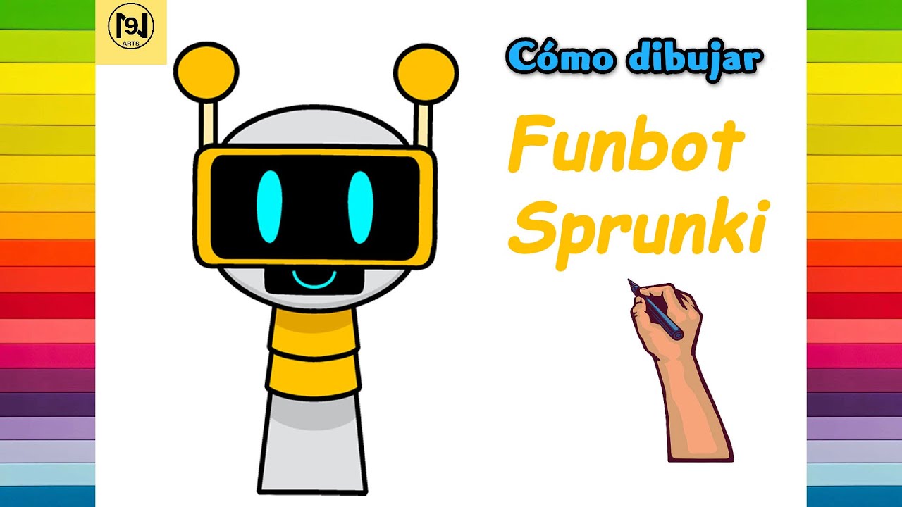 Cómo dibujar Funbot Incredibox Sprunki fácil paso a paso - YouTube