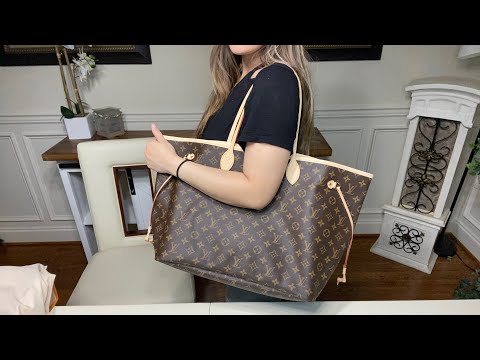 Louis Vuitton unboxing 2021, Neverfull GM, What's in my bag video