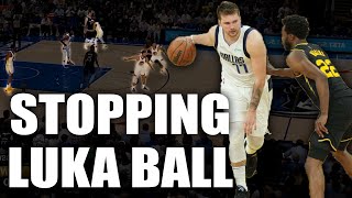 Warriors Defense Stops "Luka Ball" Dallas Mavericks 5-Out Offense | NBA Film Room
