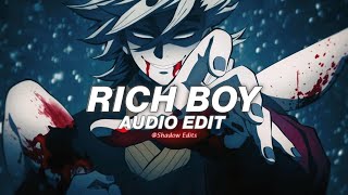 rich boy - payton moormeier『edit audio』