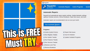 This FREE Automatic Repair TOOL will FIX Windows Problems and 🚀BOOST Performance