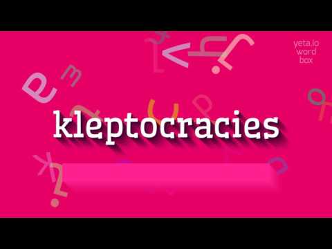 Video: Կլեպտոկրատիան Ի՞նչ է կլեպտոկրատիան: