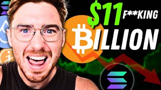 SERIOUSLY BAD!!!!! $11.5 BILLION BITCOIN LIQUIDATION ABOUT TO HIT!!!!!!!