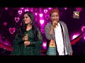 Yeh raat bheegi bheegi  pawandeep  sayli perfprmance  indian idol 12  studio