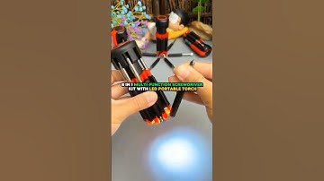 8 in One Multi-functional Screwdriver with LED Torch Kit | DM to Order✅ #shorts #products #shopping