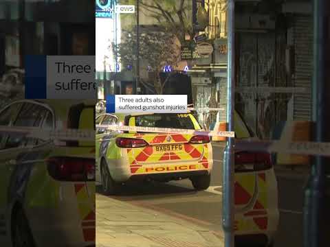 Four people shot