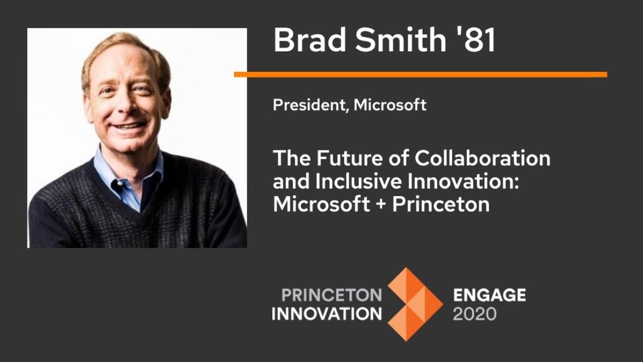 The Future of Collaboration and Inclusive Innovation: Microsoft + Princeton