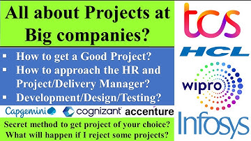 How to get a Good Project in IT Companies?💻 | #TCS #Wipro #Infosys #Cognizant #Capgemini #Accenture