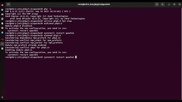 Change PHP from version 8.0 to version 5.6 in ubuntu 22.04