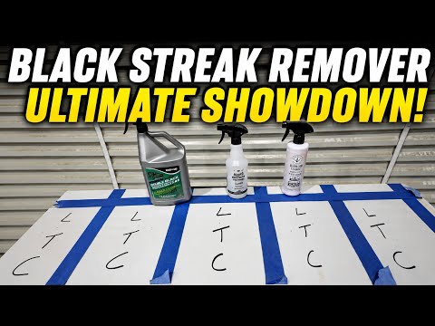 Black Streak Remover SHOWDOWN! SHOCKING RESULTS! Liquishine vs Thetford vs Collinite!