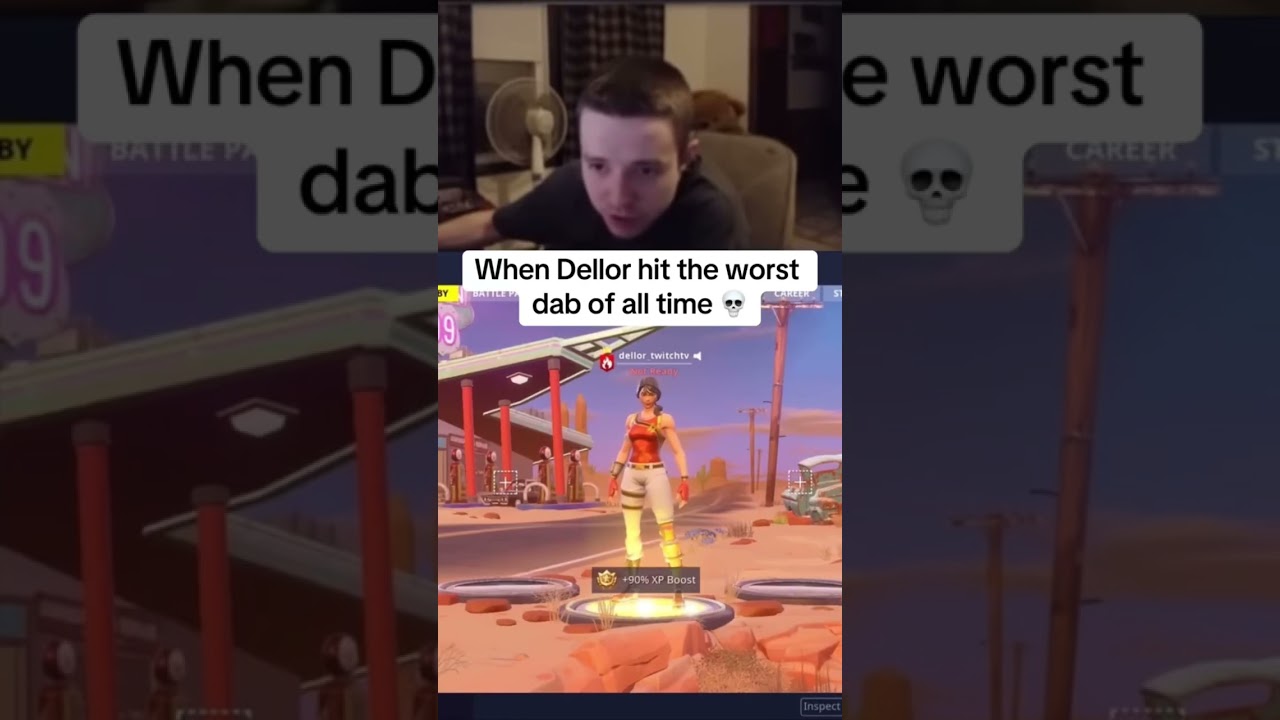 When dellor hit the worst dab 💀 