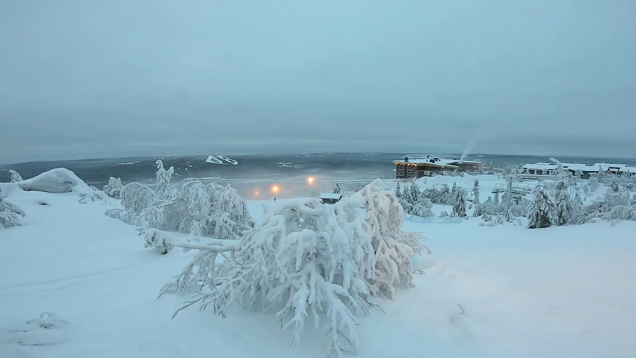 First powder snow of 2021 at Iso-Syöte
