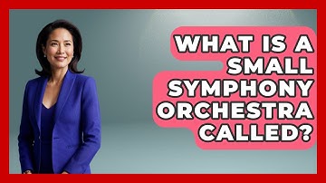 What Is A Small Symphony Orchestra Called? - Classical Serenade