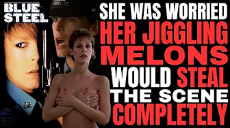 "BLUE STEEL'S" Jamie Lee Curtis's bouncing unclothed boobs caused problems in this scene!