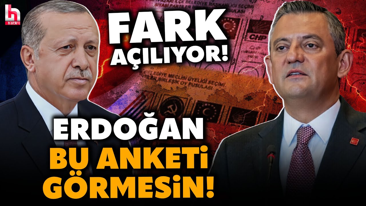 ERDOĞAN'A SOĞUK DUŞ! Bu pazar genel seçim olsa...  İşte CHP ve AKP'nin anketlerde oy oranı!