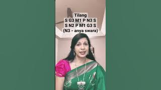 Tilang Raga Arohana & Avarohana