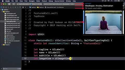 How to build a UICollectionView like the App Store
